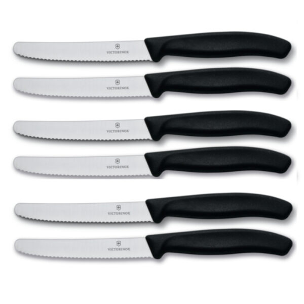 Victorinox Black Handle Steak Knives