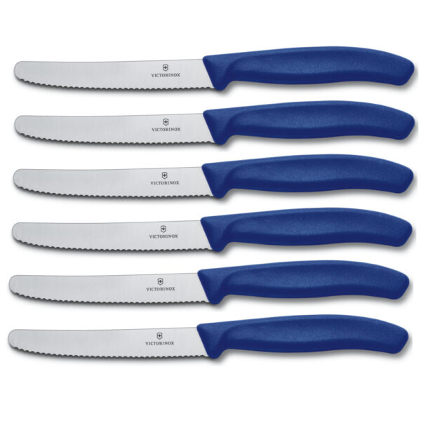 Victorinox Blue Handle Staek Knives