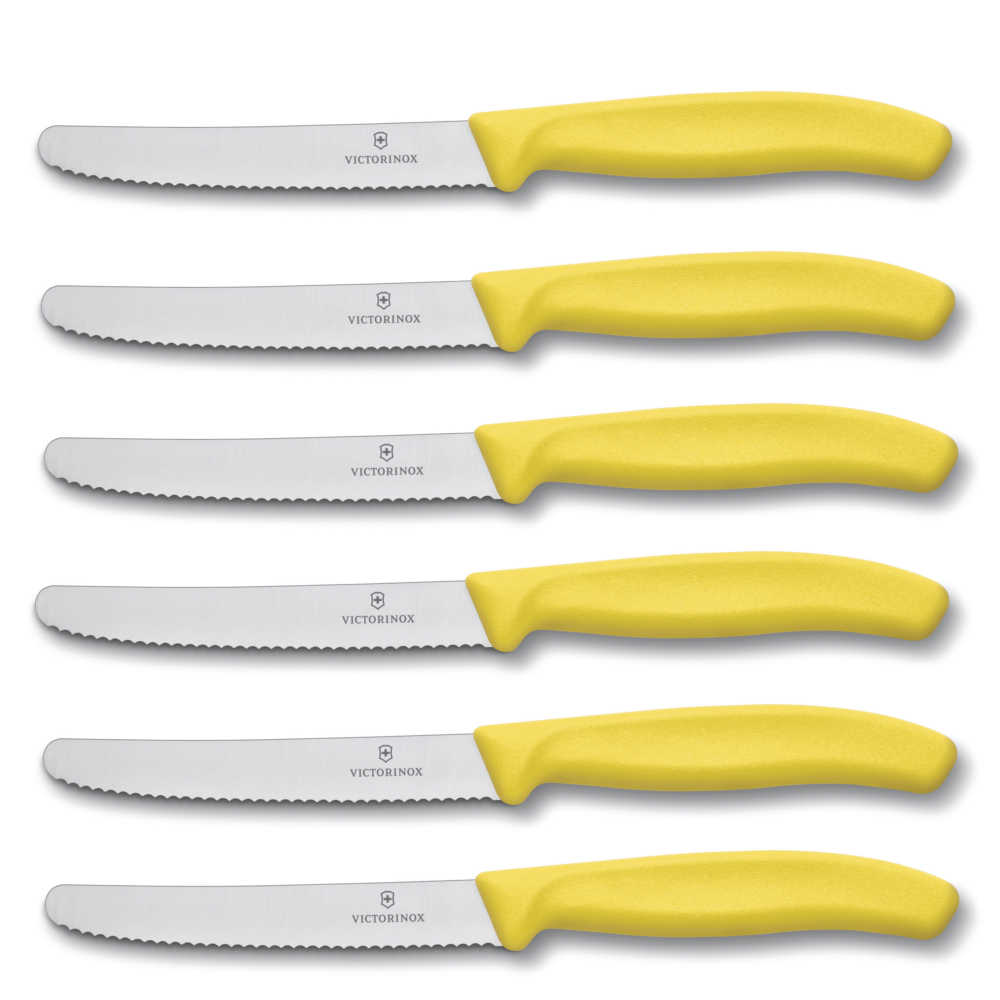 Victorinox Steak Knives Colourful Set Of 6pcs Paring Knives Victorinox Steak Knives Colourful Set Of 6pcs Paring Knives