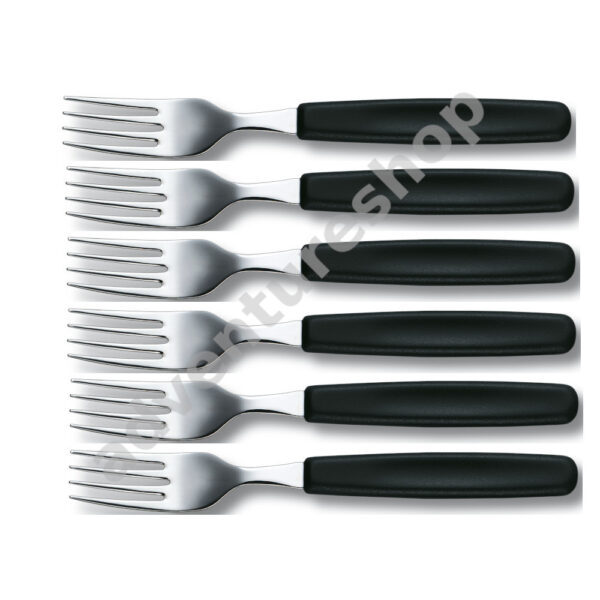 Victorinox 6pcs Table Fork Black