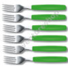 Victorinox 6pcs Table Fork Green