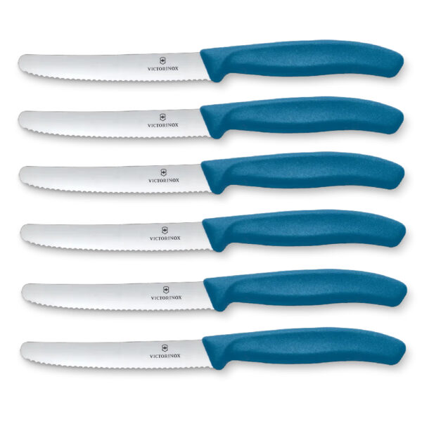 Victorinox Blue Handle Steak Knives