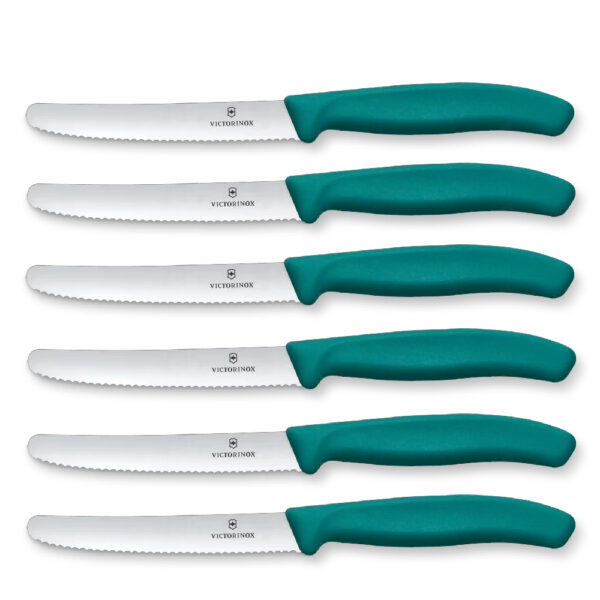 Victorinox Green Handle Steak Knives
