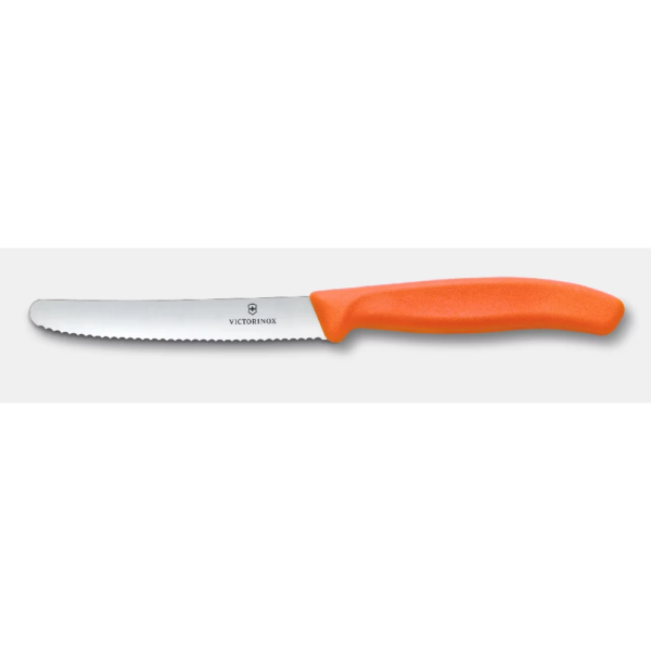 Orange 11cm Blade Knife