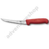 Red Boning Knife, Curved, Flexible Narrow Blade